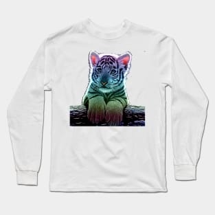 bebe tiger Long Sleeve T-Shirt